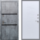 Входная металлическая Дверь Рекс (REX) 15 Бетон Темный FL-289 Белый ясень в Пущино