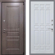Входная металлическая Дверь Рекс (REX) Премиум-S FL-33 Белый ясень в Пущино