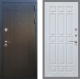 Входная металлическая Дверь Рекс (REX) Премиум-246 FL-33 Белый ясень в Пущино