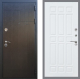 Входная металлическая Дверь Рекс (REX) Премиум-246 FL-33 Силк Сноу в Пущино