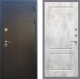 Входная металлическая Дверь Рекс (REX) Премиум-246 FL-117 Бетон светлый в Пущино