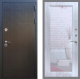 Входная металлическая Дверь Рекс (REX) Премиум-246 Зеркало Пастораль Сандал белый в Пущино