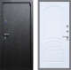 Входная металлическая Дверь Рекс (REX) 3 FL-128 Силк Сноу в Пущино