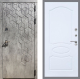 Входная металлическая Дверь Рекс (REX) 23 FL-128 Силк Сноу в Пущино