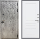 Входная металлическая Дверь Рекс (REX) 23 FL-243 Силк Сноу в Пущино