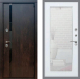 Входная металлическая Дверь Рекс (REX) 26 Зеркало Пастораль Белый ясень в Пущино