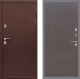 Входная металлическая Дверь Рекс (REX) 5 металл 3 мм GL венге поперечный в Пущино