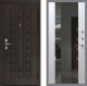 Входная металлическая Дверь Рекс (REX) Сенатор Cisa СБ-16 Зеркало Белый ясень в Пущино