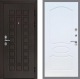 Входная металлическая Дверь Рекс (REX) Сенатор Cisa FL-128 Белый ясень в Пущино