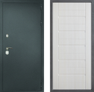 Дверь Дверной континент Рубикон Серебро Дизайн ФЛ-70 Лиственница белая 960х2050 мм
