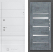 Дверь Лабиринт (LABIRINT) Трендо 20 Бетон темный 960х2050 мм