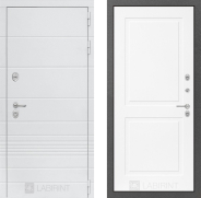 Дверь Лабиринт (LABIRINT) Трендо 11 Белый софт 960х2050 мм