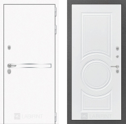Дверь Лабиринт (LABIRINT) Лайн White 23 Белый софт 960х2050 мм