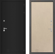 Дверь Лабиринт (LABIRINT) Classic шагрень черная 05 Венге светлый 960х2050 мм