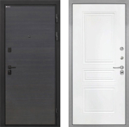 Дверь Интекрон (INTECRON) Профит Black Эковенге ФЛ-243 Белый матовый 960х2050 мм